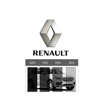 Frdigskuren Avtagbar Solfilm - RENAULT